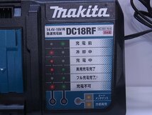 ★中古品★　 マキタ　純正　メロディ付き急速充電器　 DC18RF 14.4V 18V　USB端子付 ★領収書発行可/インボイス登録店★_画像3