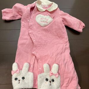 値下げしましたオール ベビー服 ロンパース 子供服 ラルフローレン 女の子 長袖　うさぎ　シャーリーテンプル　カバーオール