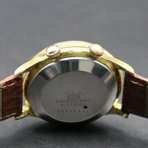 Citizen Alarm Date 4H シチズン アラームデイト フォーハンド ALD15701 手巻 C.G.P 21石 ベル鳴ります 1960年代 デイト 新品ベルト メンズ_画像6