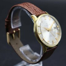 Citizen Alarm Date 4H シチズン アラームデイト フォーハンド ALD15701 手巻 C.G.P 21石 ベル鳴ります 1960年代 デイト 新品ベルト メンズ_画像4