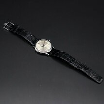 OH済 Grand Seiko グランド セイコー 8J55-0A10 SBGF015 クォーツ シルバーカラー GS刻印 植字ロゴ 純正GS尾錠 アンティーク メンズ腕時計_画像9