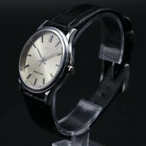 OH済 Grand Seiko グランド セイコー 8J55-0A10 SBGF015 クォーツ シルバーカラー GS刻印 植字ロゴ 純正GS尾錠 アンティーク メンズ腕時計_画像3