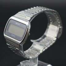 SEIKO セイコー F162-5010-G 初期型 クォーツ デジタル デイト 1970年代 アンティーク 純正ベルト メンズ腕時計_画像3