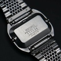 SEIKO セイコー F162-5010-G 初期型 クォーツ デジタル デイト 1970年代 アンティーク 純正ベルト メンズ腕時計_画像7