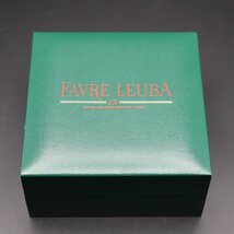 良品 FAVRE-LEUBA ファーブル ルーバ ジュネーブ F25-200 クォーツ コンビカラー デイト スイス製 純正ブレス 国際保証書/箱 メンズ腕時計_画像10