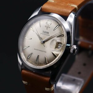 TUDOR OYSTERDATE Big Rose チュードル オイスターデイト Ref.7962 cal.2403 デカ薔薇 手巻 ロレックス王冠リューズ 1965年製 当時物メンズ