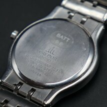 電池新品 SEIKO CREDOR セイコー クレドール 8J86-6A00 クォーツ シルバーカラー 6時位置デイト 純正ブレス 余りコマ付 メンズ腕時計_画像7