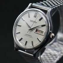 SEIKO BUSINESS-A セイコー ビジネスA 自動巻き 8346-8000 27石 シルバー文字盤 英デイデイト 1966年製造 アンティーク メンズ腕時計_画像1