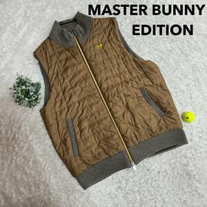 MASTER BUNNY EDITIONマスターバニー　リバーシブル　ベスト　メンズウェア　ゴルフウェア　サイズ5