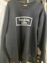 送料込 即発送 Maison MIHARA YASUHIRO FR2 Sweatshirt XL BLACK メゾン ミハラ ラビッツ Smoking kills_画像1