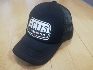 【DEUS 　EX MACHINA 　デウス 】スナップバックメッシュキャップ◆ブラック