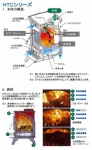 【西濃運輸営業所止め（個人宅配不可、沖縄・離島不可）】ホンマ製作所　鋳物薪ストーブ 　HTC-50TX_画像4