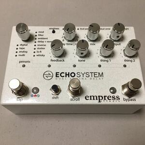 empress ECHO SYSTEM エンプレス　エコーシステム　デジタルディレイ