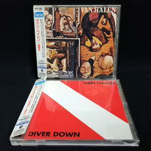 CD / ヴァン・ヘイレン 2枚セット「戒厳令／FAIR WARNING」「ダイヴァー・ダウン／DIVER DOWN」 VAN HALEN