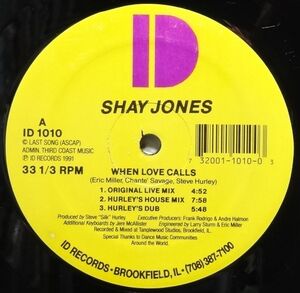 【Shay Jones “When Love Calls”】 [♪UO]　(R5/12)