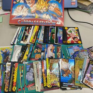 ドラゴンボール カードダスカード　約200枚+システムファイル、カードダス以外のカードも多少含みます、ファイルは留め具が破損しています