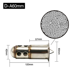 #1557# 【type/D-A60mm】中間サイレンサー インナーバッフル 消音器 エアサイレンサー