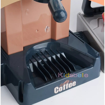#1475# コーヒーマシンのおもちゃセット おままごと ケーキ コーヒーのごっこゲーム ショッピングレジ 子供のためのおもちゃ_画像6