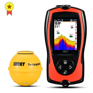 #1498# Fishfinder (эхолот) рыбалка для заряжающийся беспроводной сонар портативный Fishfinder (эхолот) устройство глубина 45m портативный корюшка рыбалка 