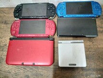 ゲーム機　まとめ　SONY　ソニー　PSP 3000 PSP-3000 Nintendo　ニンテンドー　 3DS LL　ゲームボーイアドバンス　SP ジャンク_画像3
