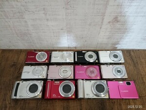 必見!!　Panasonic　パナソニック　LUMIX　デジカメ　デジタルカメラ　12点　まとめ　DMC-TZ7 TZ5 FP1 など　コンデジ　ジャンク