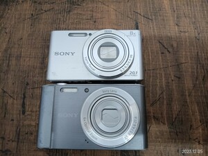 SONY　ソニー　デジカメ　デジタルカメラ　2点　まとめ　DSC-W830 DSC-W810 Cyber-shot サイバーショット コンデジ　ジャンク