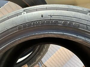 ダンロップβ02 225/45r16中古バリ山2本セット売り切り！サーキットアタック、ジムカーナなどに使用時間合計で約12分くらい、売り切ります