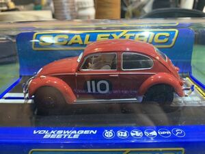 未使用 SCALEXTRIC slot car 1/32 volkswagen beetle 1960 R.A.C Rally スケーレックストリック スロットカー フォルクスワーゲン ビートル