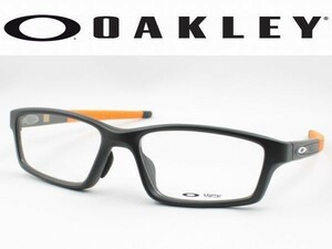 OAKLEY オークリー OX8041-1156 メガネフレーム クロスリンクピッチ Satin Black 度付き対応 近視 遠視 乱視 老眼鏡 遠近両用 伊達メガネ