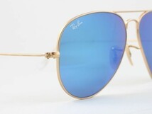 Ray-Ban レイバン RB3025-112/17 58サイズ サングラス AVIATOR アビエーター MATTE GOLD_画像4