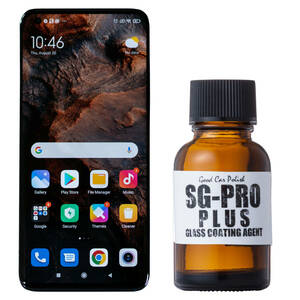 スマートフォン専用ガラスコーティング剤 SG-PRO-PLUS for Smartphone 高濃度ガラスコーティング剤 5g スマホ 高耐久 スマホコーティング