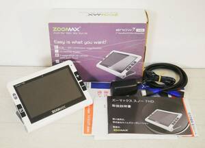 ■タイムズコーポレーション◇ ZOOMAX snow7HD ズーマクス スノー 7HD 携帯型拡大読書器/拡大鏡【EM-RV7V】■