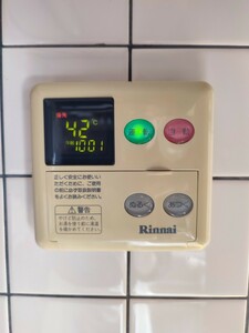 Rinnai リンナイ給湯器台所リモコンMC-60V1 中古品