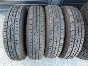 札幌☆手渡しOK☆ブリジストン　ネクストリー　155/80R13　2022年製　溝たっぷり中古4本