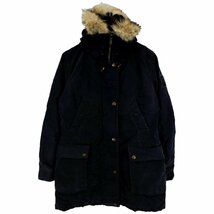 Belstaff ベルスタッフ PADSTOW PARKA ハーフ コート 裏地キルティング ネイビー (レディース 42) O2211 /1円スタート_画像1