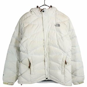 THE NORTH FACE ノースフェイス サミットシリーズ ダウンジャケット 700フィル WINDSTOPPER ホワイト (レディース L) O2329 /1円スタート