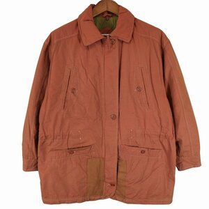 イタリア製 Aquascutum アクアスキュータム マルチポケット 中綿ジャケット キルティング (レディース XL相当) O4293 /1円スタート