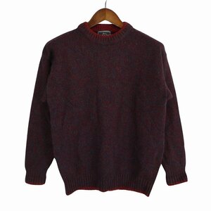 WOOLRICH ウールリッチ ニット セーター 防寒 ハイネック レッド (メンズ M) O4384 /1円スタート