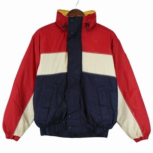 TOMMY HILFIGER トミーヒルフィガー ダウンジャケット 防寒 カジュアル ネイビー (メンズ S) O4461 /1円スタート