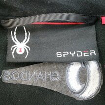 SPYDER スパイダー ソフトシェルジャケット ワンポイント ブラック (メンズ XL) O4844 /1円スタート_画像8