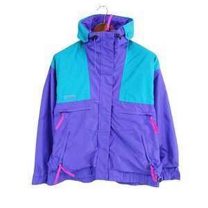 90年代 Columbia コロンビア Radial Sleeve ジャケット アウトドア アウター 防寒 パープル (レディース M) O5581 /1円スタート