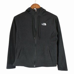 THE NORTH FACE ノースフェイス フーディー付き フリースジャケット アウトドア ブラック (レディース M) O5565 /1円スタート