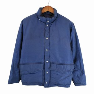 70年代 WOOLRICH ウールリッチ 中綿ジャケット アウトドア キャンプ アウター 防寒 玉虫色 ネイビー (メンズ - XL) O5825 /1円スタート