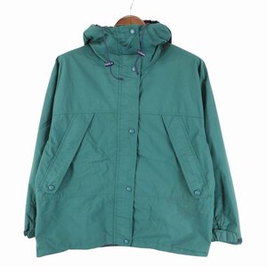 Eddie Bauer エディーバウアー GORE-TEX ゴアテックス ナイロン ジャケット アウトドア グリーン (レディース S) O7382 /1円スタート