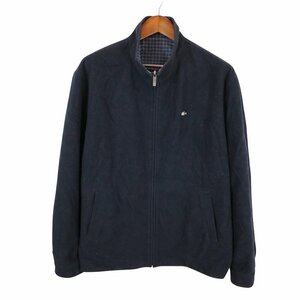 フランス製 LACOSTE ラコステ リバーシブル ジャケット ユーロ ヨーロッパ古着 ネイビー (メンズ 58) O8099 /1円スタート