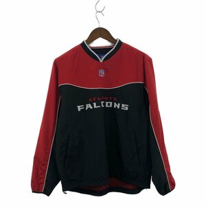 SALE/// Reebok リーボック NFL アトランタ・ファルコンズ プルオーバー ジャケット プロチーム アメフト ブラック (メンズ M) P0457