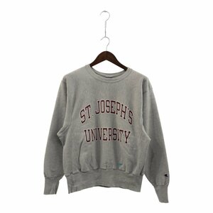 SALE/// 90年代 Champion チャンピオン リバースウィーブ ST.JOSEPH'S UNIVERSITY スウェット カレッジ グレー (メンズ M) P0690