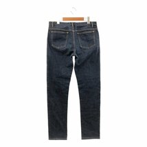 SALE/// A.P.C. アーペーセー テーパード デニムパンツ ボタンフライ ブルー (メンズ 33) P1073_画像2