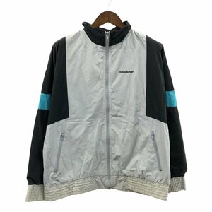 SALE/// 80年代 adidas アディダス トラック ジャケット スポーツ グレー (メンズ L) P1412