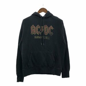 SALE/// AC/DC エーシー・ディーシー フーディ パーカー アメカジ バンド ブラック (メンズ S) O1571